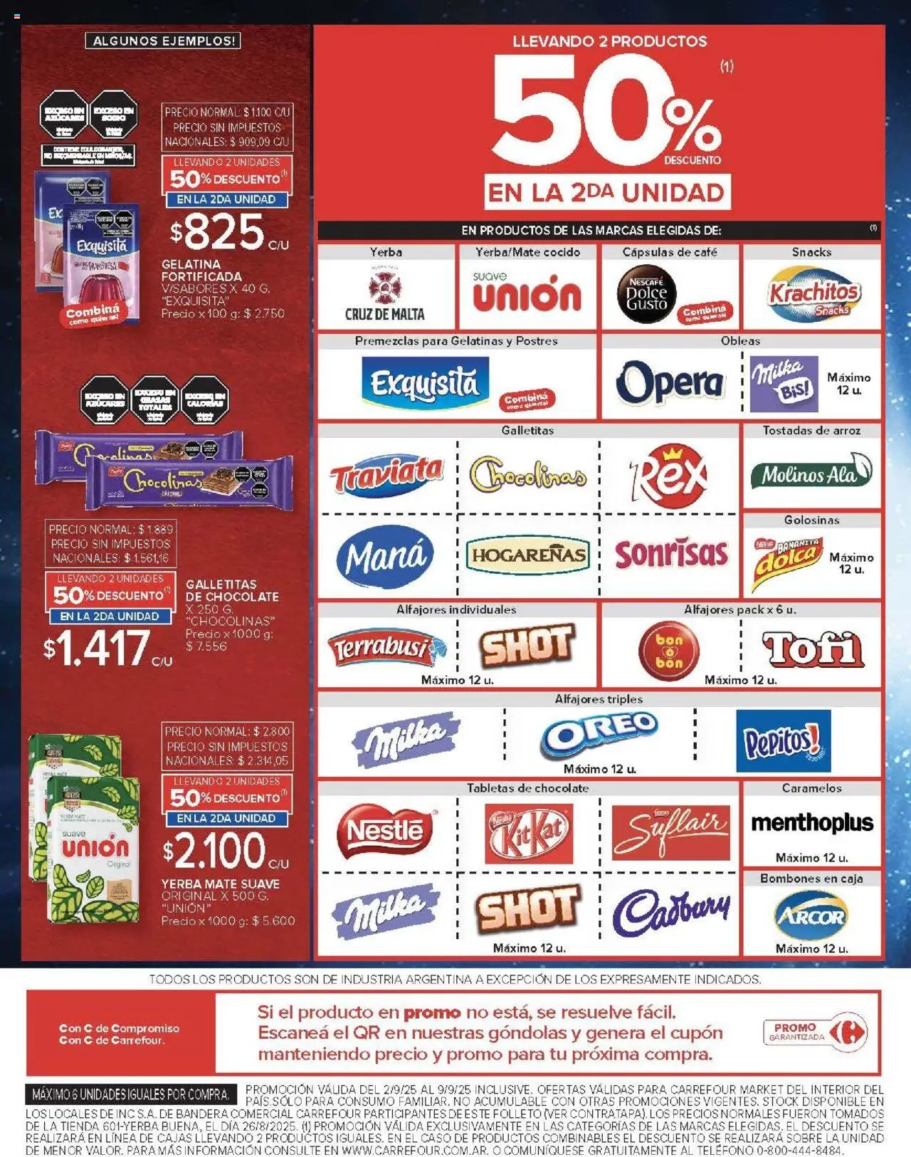Carrefour ofertas - Catamarca │ válido desde el 02.09.2025 | Página: 36 | Productos: Mate, Caja, Chocolate, Arroz