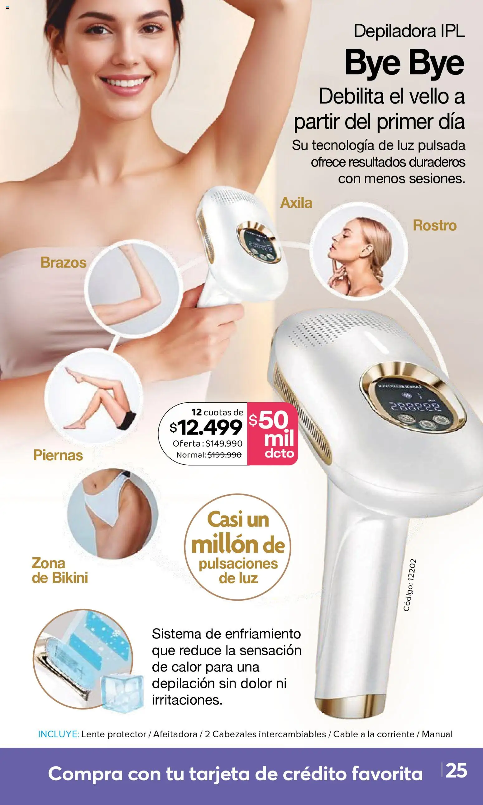 A3D ofertas  │ válido desde el 12.03.2026 | Página: 25 | Productos: Cable, Afeitadora, Depiladora, Bikini