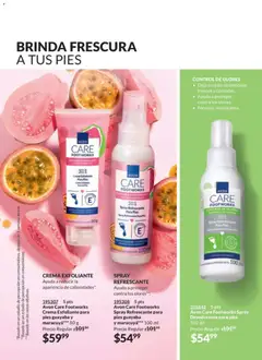 Vista previa de Avon Care Footworks Spray Desodorante para pies, Spray Desodorante para pies, nuevo folleto de la tienda, válido en México a partir del 28.11.2025 | Página: 186 | Productos: Desodorante, Crema
