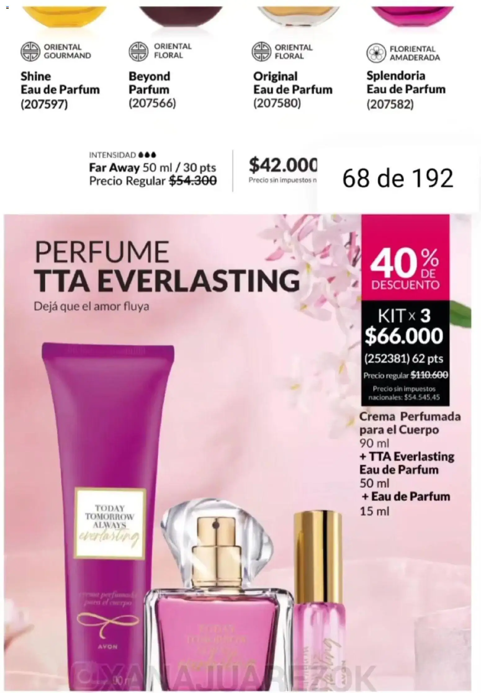 Avon - Campaña 3/2026 │ válido desde el 01.03.2026 | Página: 66 | Productos: Perfume, Crema