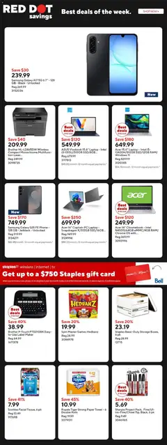Preview of Staples weekly flyer / circulaire from shop Staples valid from 03.04.2026 | Page: 2