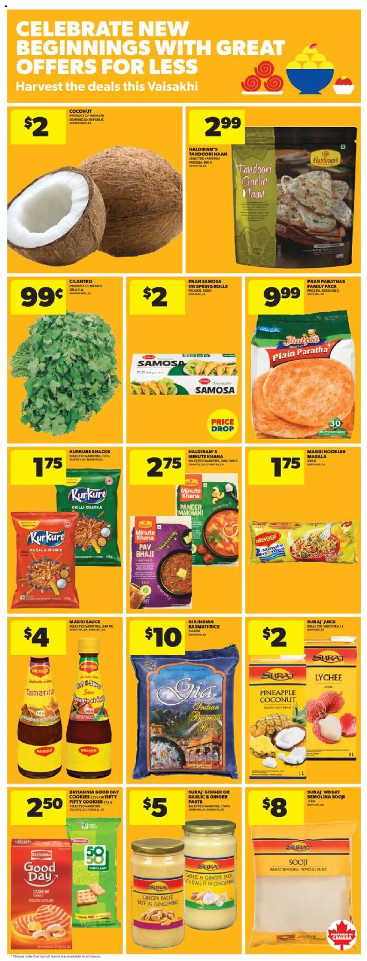 Real Canadian Superstore flyer valid from 26.03.2026 | Page: 24 | Products: Rice, Pineapple, Cookies, Juice