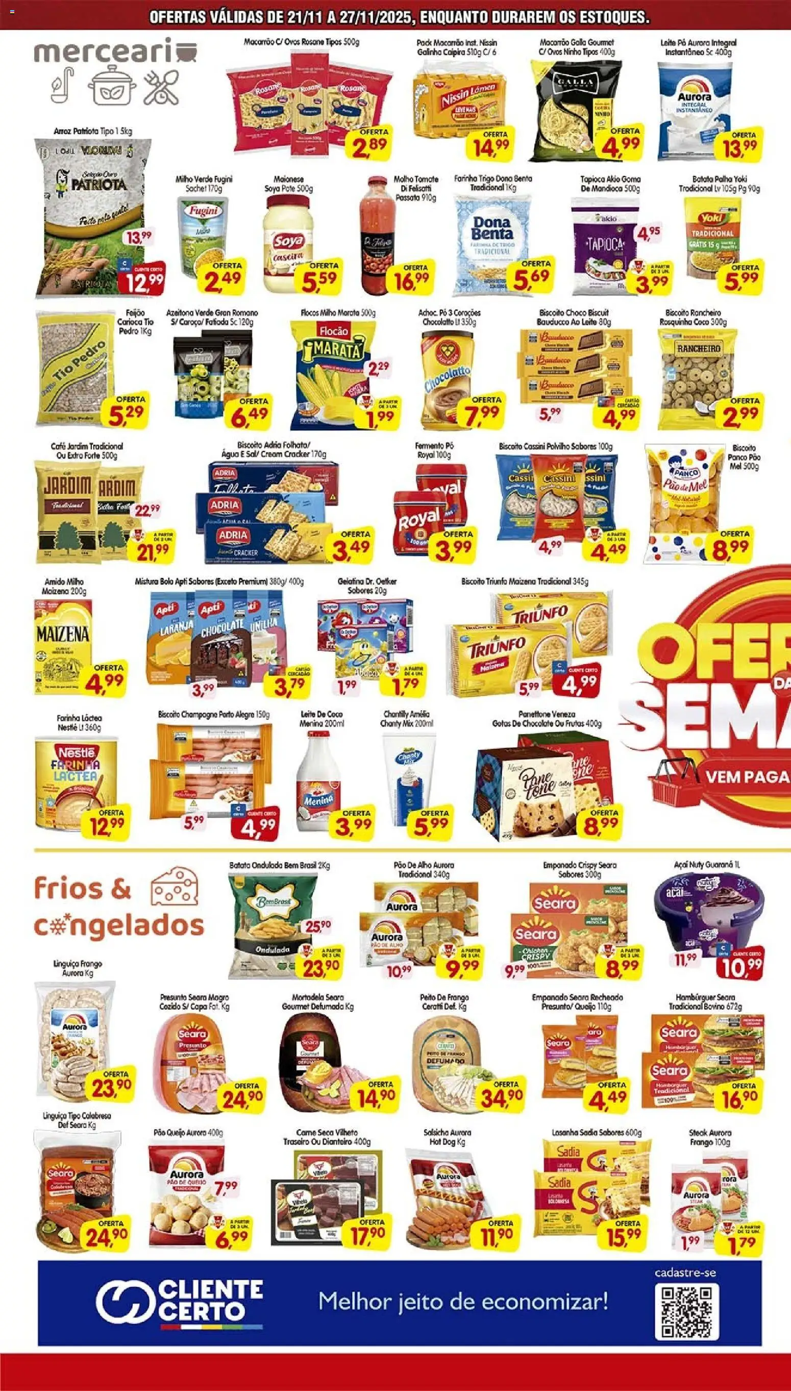 Cercadão Folheto - válido de 25.11.2025 | Página: 2 | Produtos: Champagne, Biscoito, Arroz, Açaí