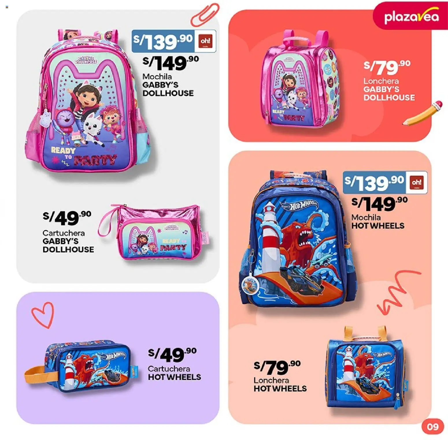 Catálogo Plaza Vea válido desde 02.02.2026 | Página: 9 | Productos: Mochila