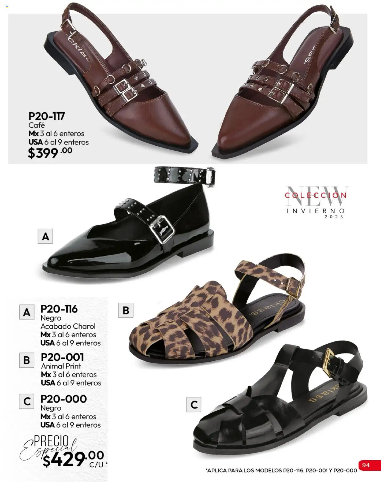 Nuevas ofertas de Cklass válidas en toda la República Mexicana desde el 16.09.2025. ¡Encuentra las mejores ofertas en Cklass - Catálogo Invierno Calzado! | Página: 95 | Productos: Café