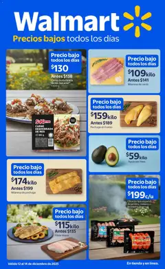 Vista previa de Walmart folleto Ofertas, nuevo folleto de la tienda, válido en México a partir del 12.12.2025