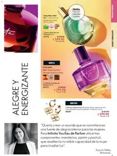 Vista previa de Oriflame campaña 5 2026, nuevo folleto de la tienda, válido en México a partir del 28.03.2026 | Página: 35 | Productos: Bolsa, Manzana, Aretes, Eau de toilette