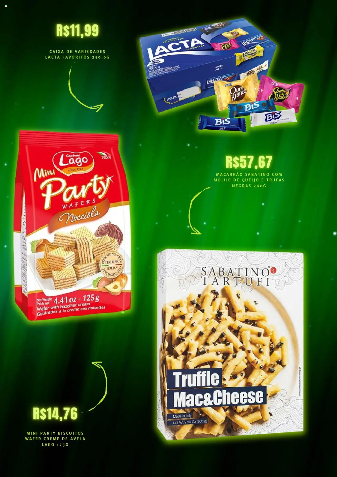 Mercado Livre Folheto - válido de 06.08.2025 | Página: 2 | Produtos: Macarrão, Biscoitos, Creme de avelã, Avelã