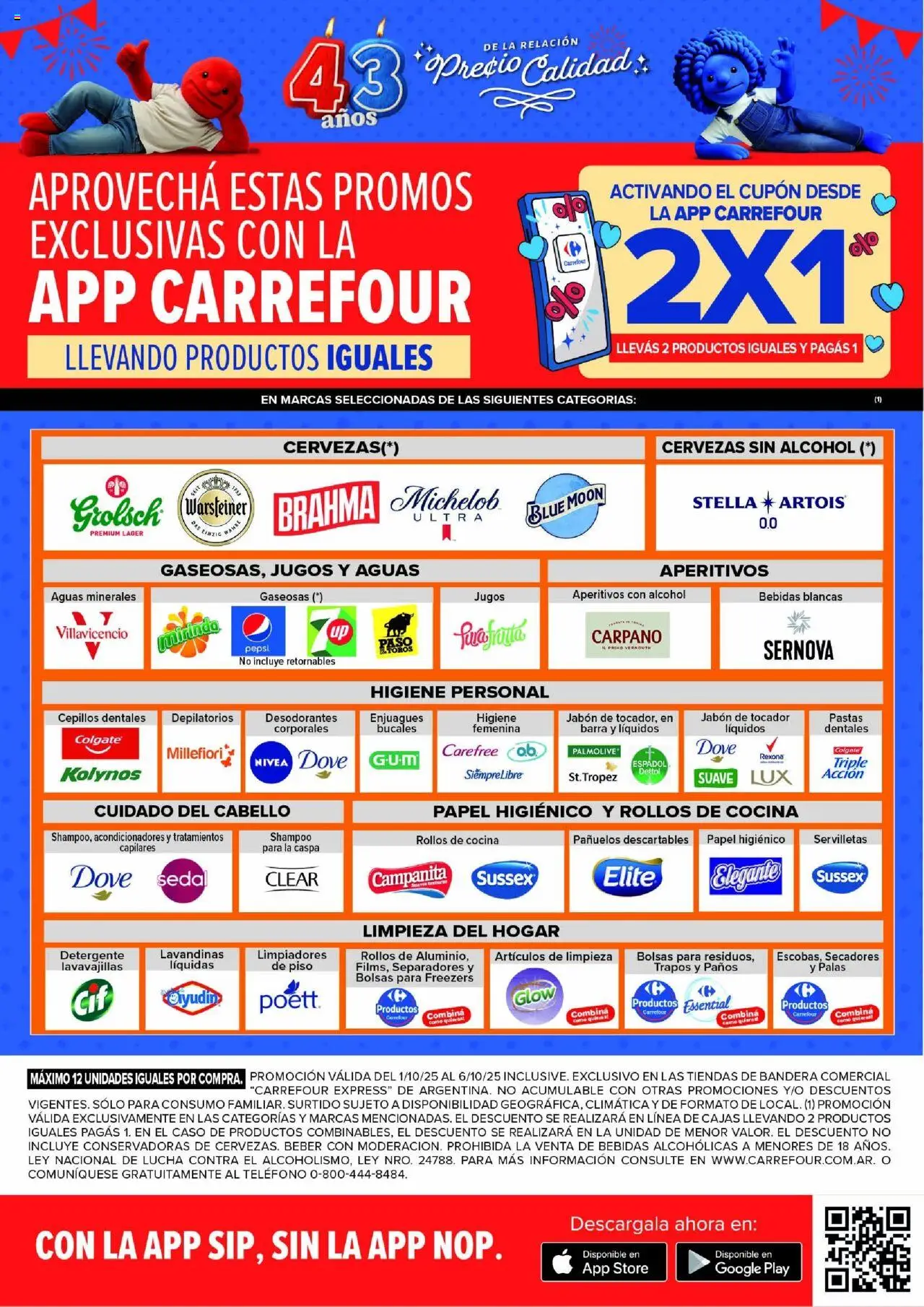 Carrefour - Carrefour Express  │ válido desde el 01.10.2025 | Página: 3 | Productos: Teléfono, Shampoo, Jabón, Detergente