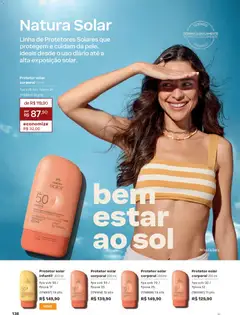 Natura - Ciclo 01/2026 - Pré-Visualização do folheto da loja Natura, válido de 26.12.2025 | Página: 138 | Produtos: Protetor solar
