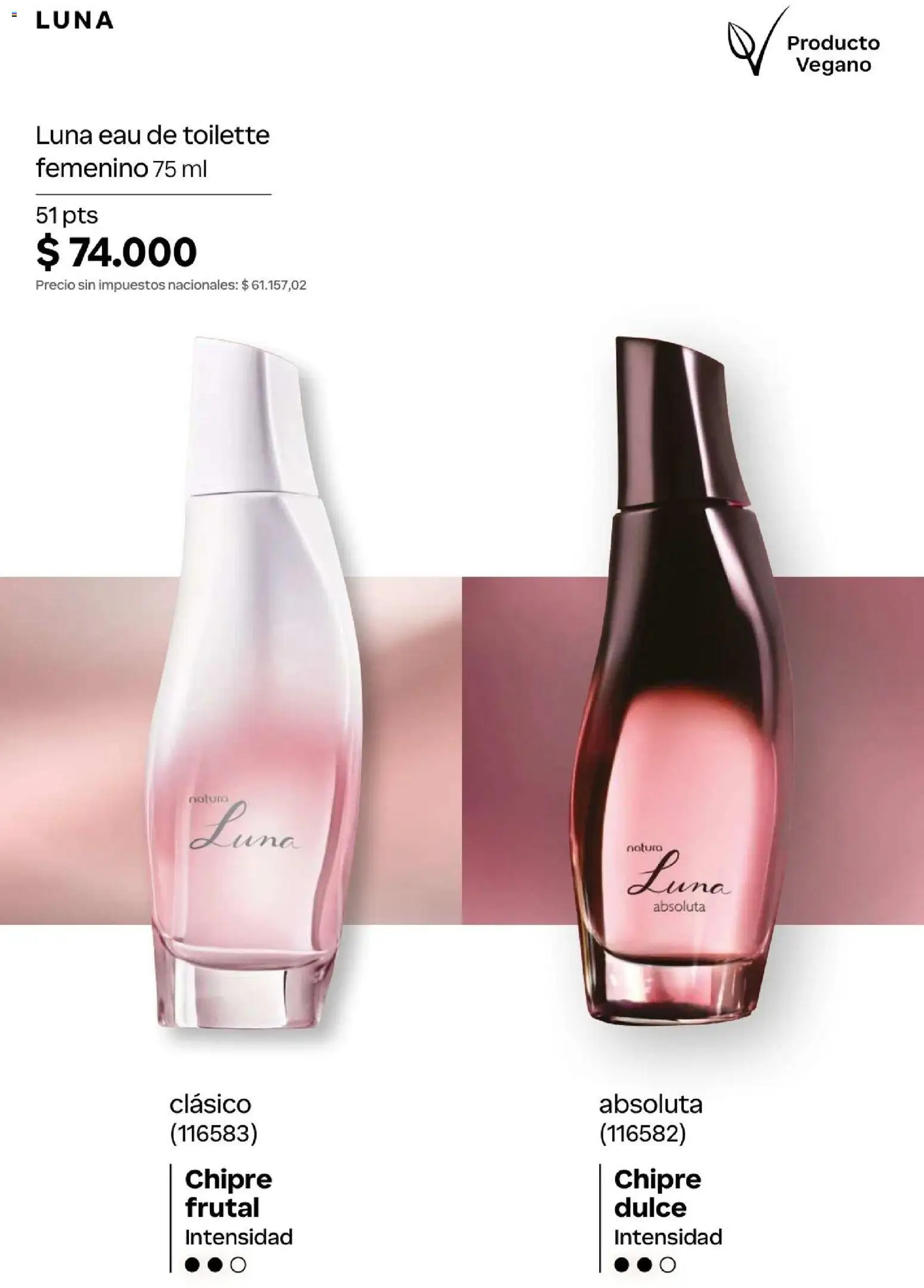 Natura Catálogo Ciclo 4/2026 │ válido desde el 01.04.2026 | Página: 87 | Productos: Eau de toilette