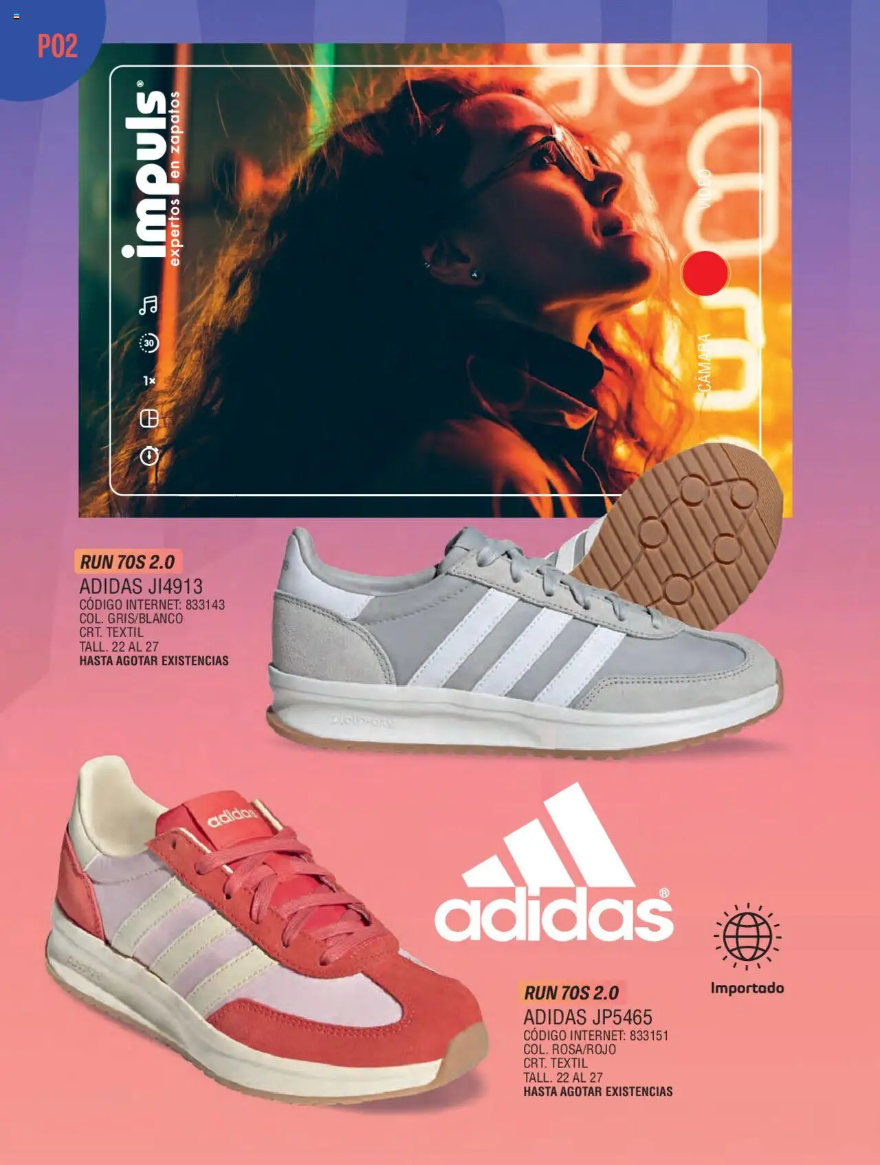 Nuevas ofertas de Impuls válidas en toda la República Mexicana desde el 03.04.2025. ¡Encuentra las mejores ofertas en Impuls catálogo Urbansport! | Página: 4 | Productos: Zapatos, Cámara, Video