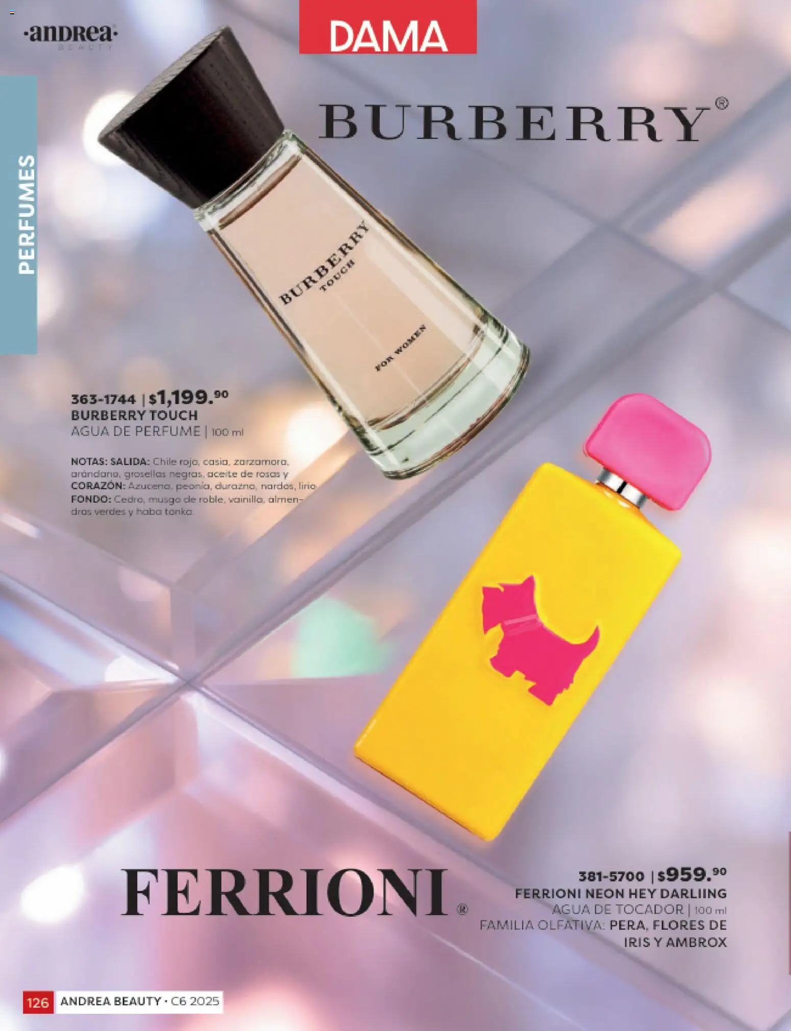 Nuevas ofertas de Andrea válidas en toda la República Mexicana desde el 31.10.2025. ¡Encuentra las mejores ofertas en Andrea catálogo Beauty! | Página: 126 | Productos: Agua, Aceite, Perfume