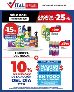Vista previa Vital - Todas las sucursales válido desde el 05.11.2025
