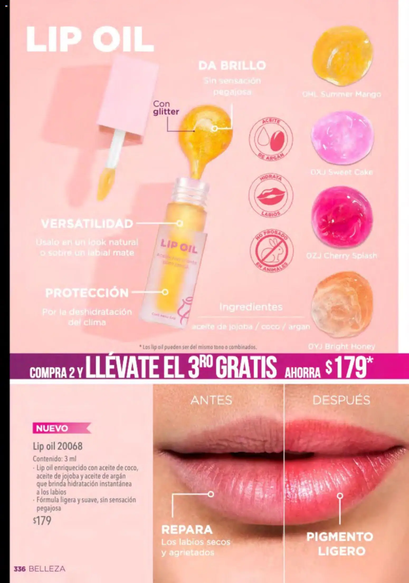 Nuevas ofertas de Ilusión válidas en toda la República Mexicana desde el 01.03.2026. ¡Encuentra las mejores ofertas en Ilusión catálogo Primavera! | Página: 338 | Productos: Brillo, Glitter, Mate, Sobre