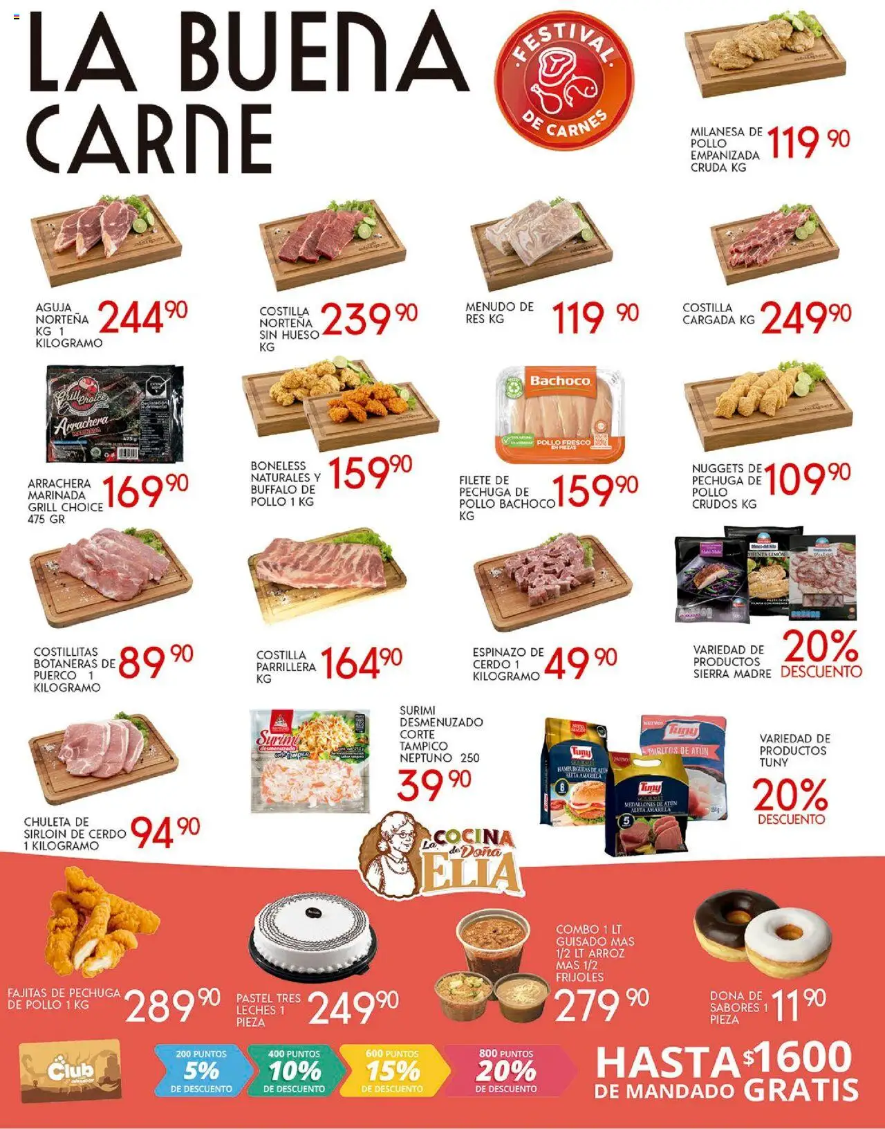 Nuevas ofertas de Alsuper válidas en toda la República Mexicana desde el 26.09.2025. ¡Encuentra las mejores ofertas en Alsuper - Folleto Durango! | Página: 2 | Productos: Pollo, Atún, Res, Cocina
