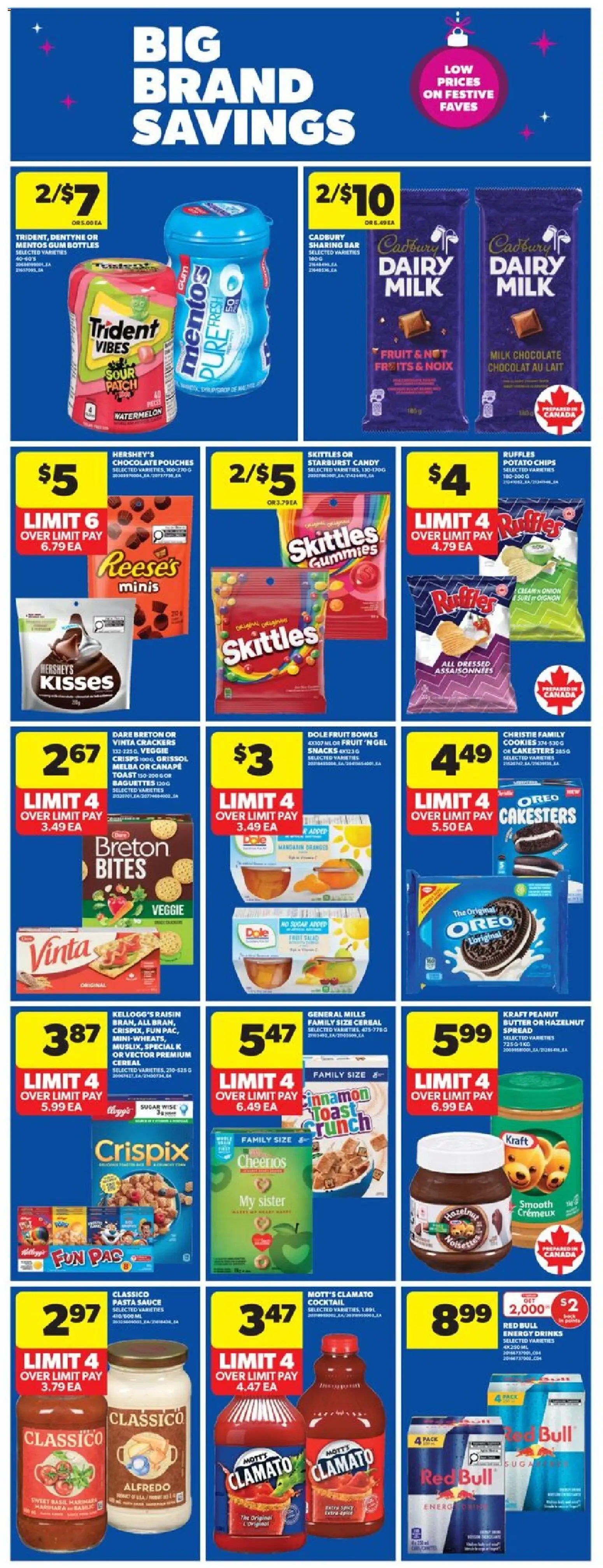 Real Canadian Superstore flyer valid from 13.11.2025 | Page: 17 | Products: Pasta, Chips, Milk, Butter