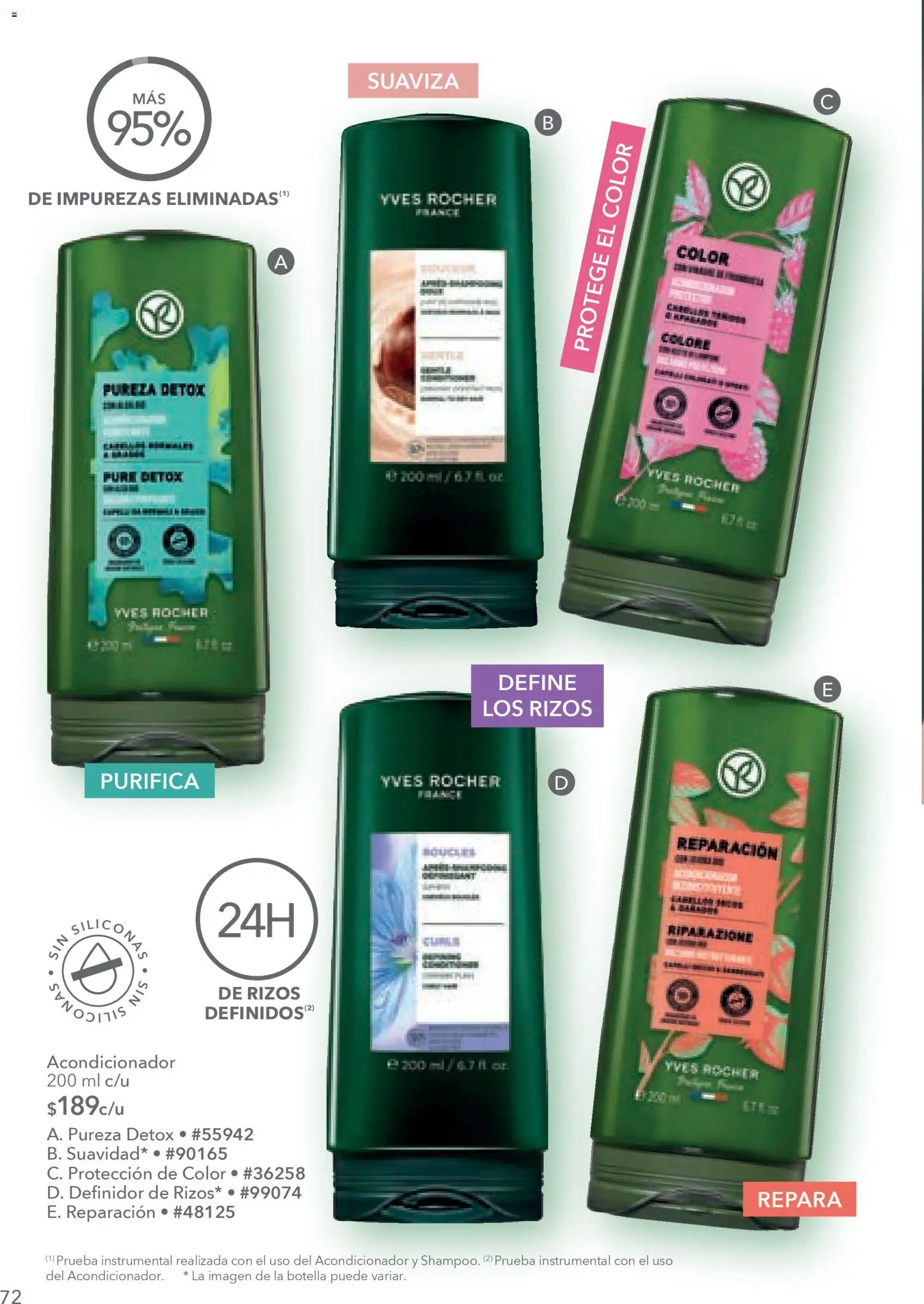 Nuevas ofertas de Yves Rocher válidas en toda la República Mexicana desde el 10.02.2026. ¡Encuentra las mejores ofertas en Yves Rocher campaña 3 2026! | Página: 70 | Productos: Botella, Acondicionador