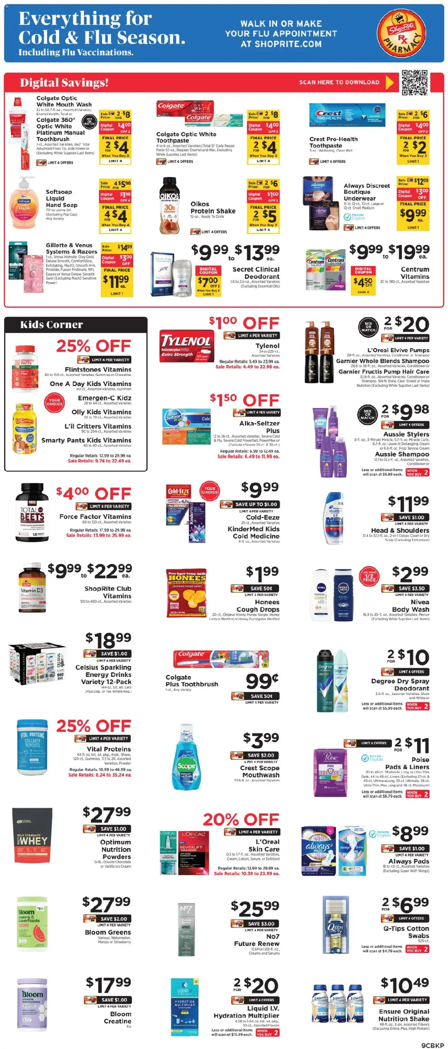ShopRite Weekly Ad - valid from 26.12.2025 | Page: 9 | Products: Pan, Soap, Deodorant, Body Wash