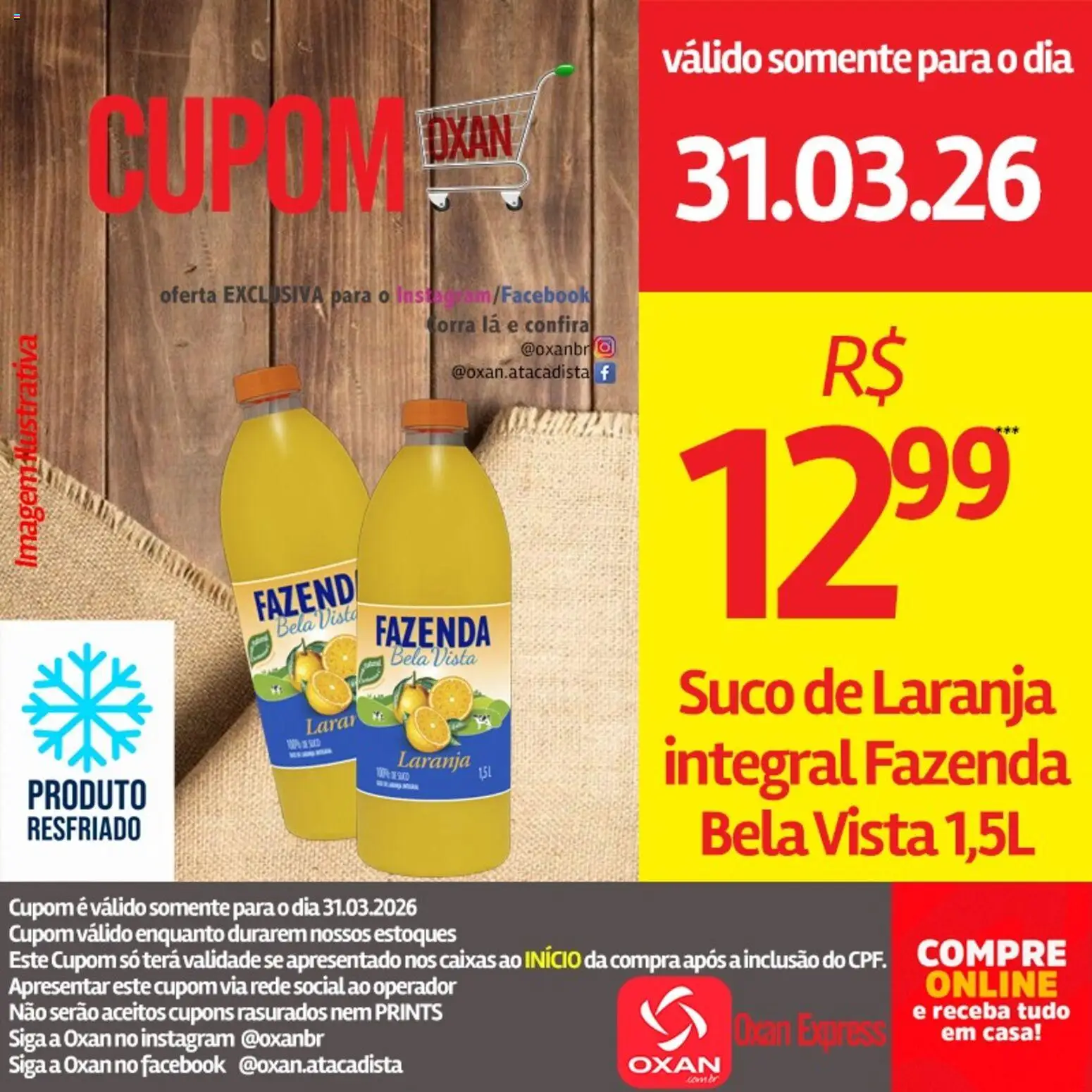 Oxan Atacadista Folheto - válido de 31.03.2026 | Página: 11 | Produtos: Suco