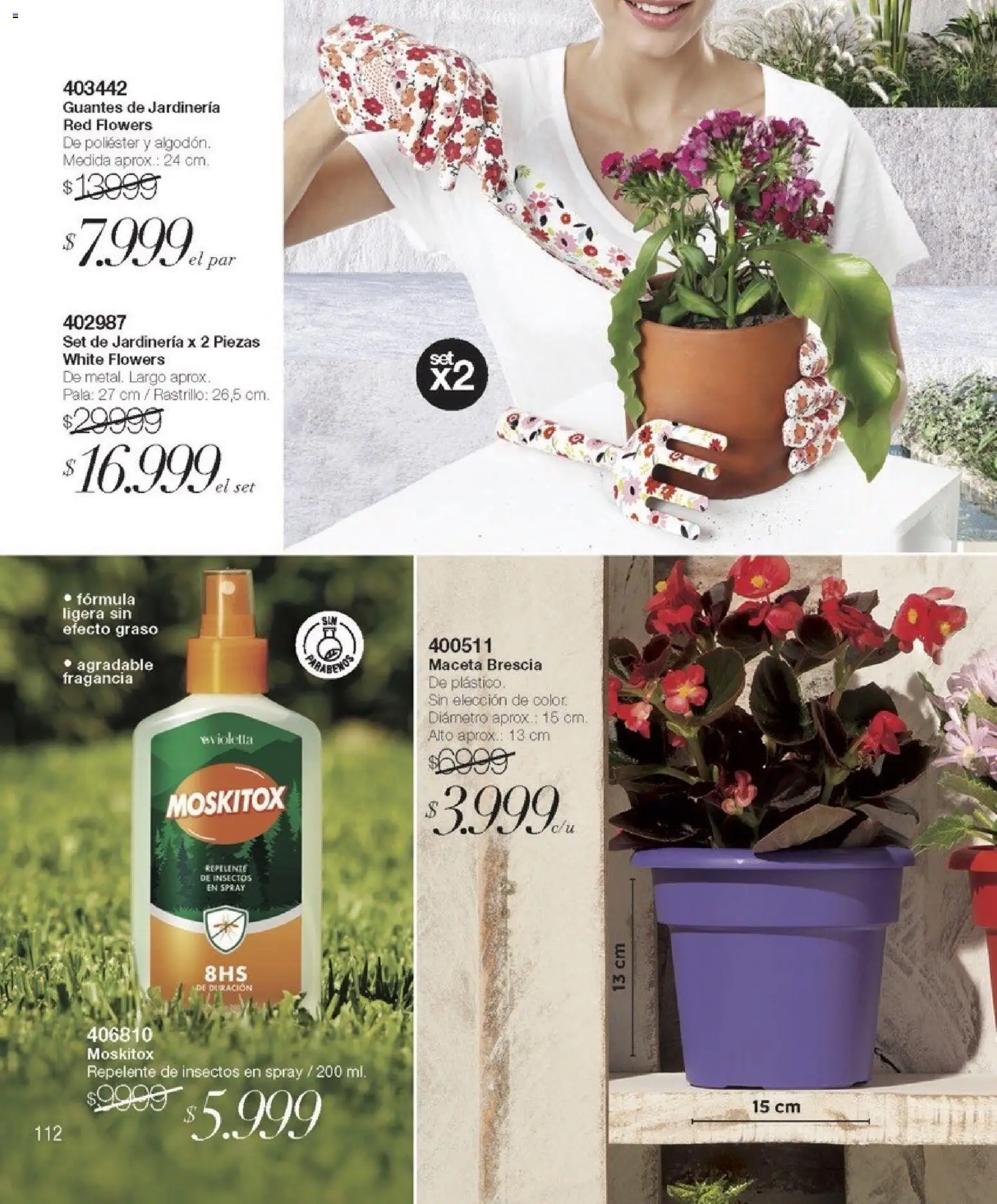 Violetta catálogo │ válido desde el 01.12.2025 | Página: 112 | Productos: Repelente, Pala, Rastrillo, Guantes