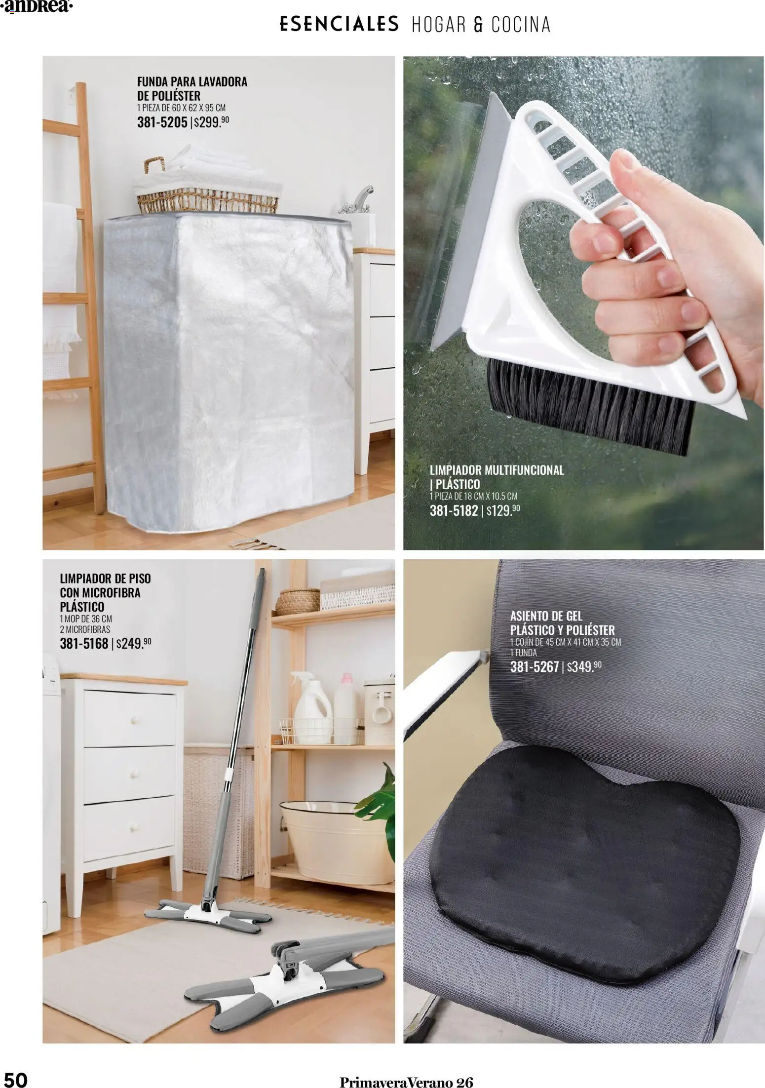 Nuevas ofertas de Andrea válidas en toda la República Mexicana desde el 25.01.2026. ¡Encuentra las mejores ofertas en Andrea catálogo Tu hogar esta primavera! | Página: 50