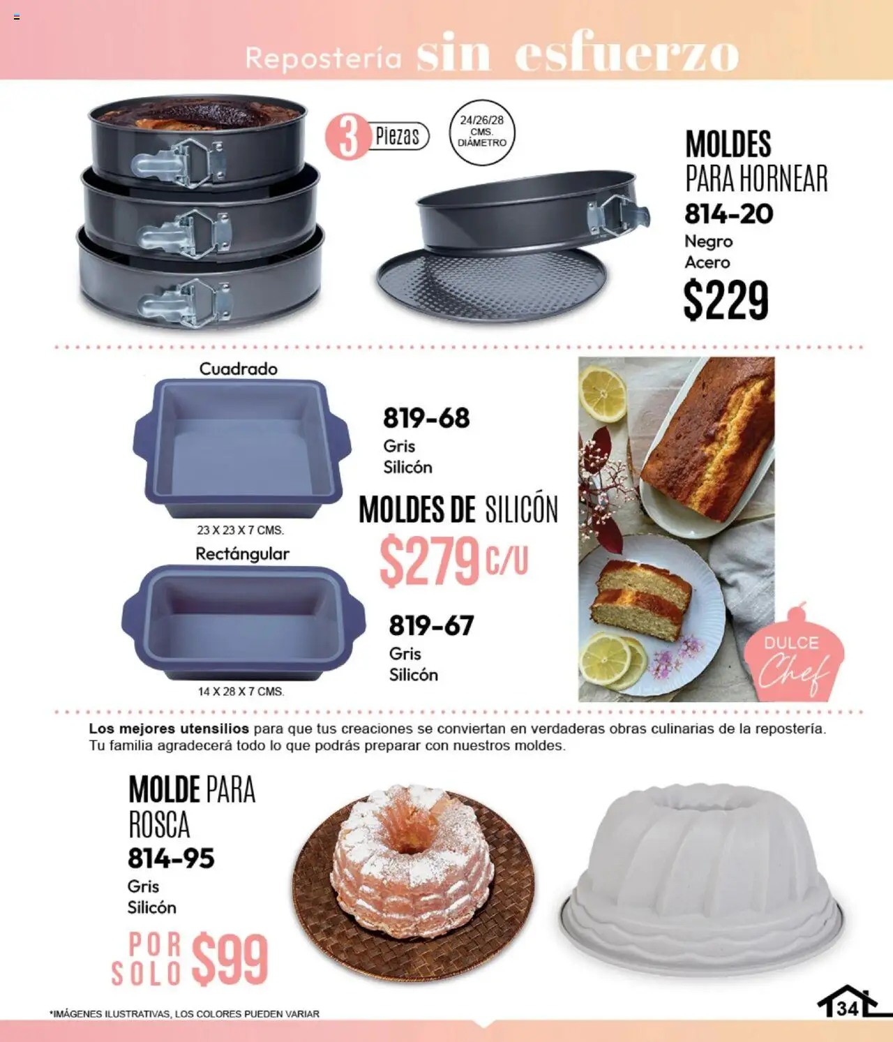 Nuevas ofertas de Cklass válidas en toda la República Mexicana desde el 16.09.2025. ¡Encuentra las mejores ofertas en Cklass - Catálogo We! | Página: 74 | Productos: Molde