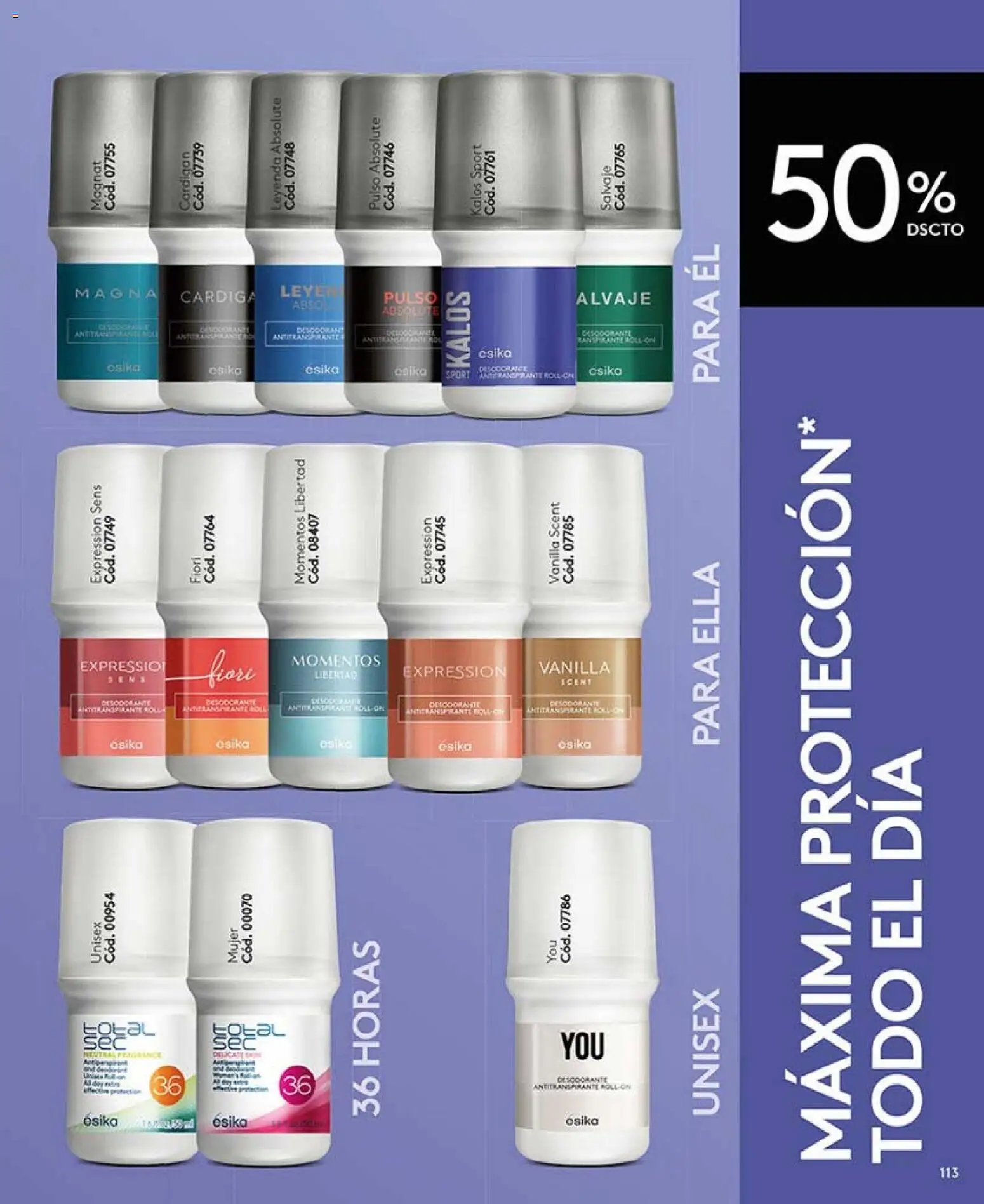 Catálogo Ésika Campaña 2 │ válido desde el 15.01.2026 | Página: 113 | Productos: Cardigan, Antitranspirante