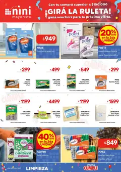 Vista previa NINI Mayorista - Ofertas válido desde el 09.03.2026 | Página: 14 | Productos: Rejilla, Esponja, Escobillon, Guantes
