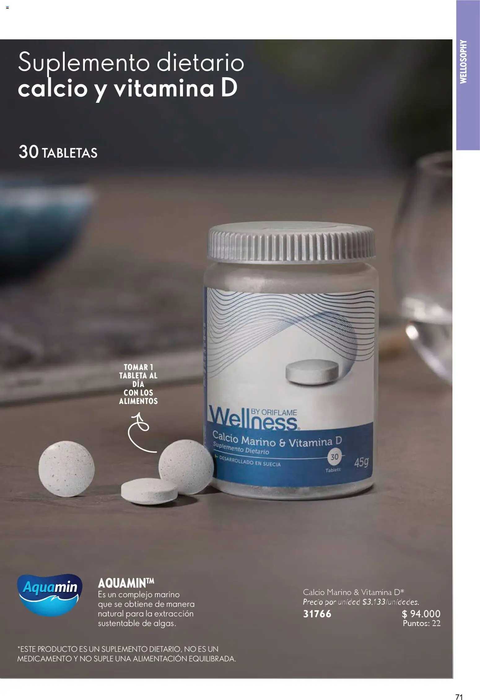 Oriflame revista - valida desde el 14.02.2026 | Página: 71 | Productos: Tableta, Suplemento dietario