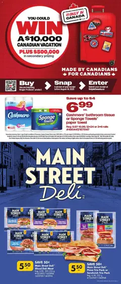 Giant Tiger flyer valid from 16.07.2025 | Page: 14 | Products: Turkey, Sponge, Salami, Ham