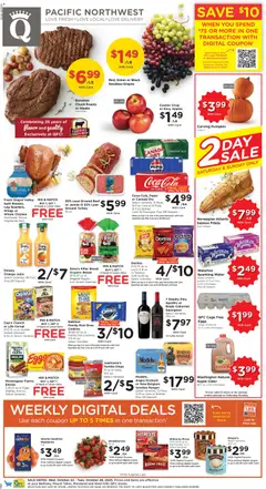 Preview of QFC weekly ads valid from 22.10.2025
