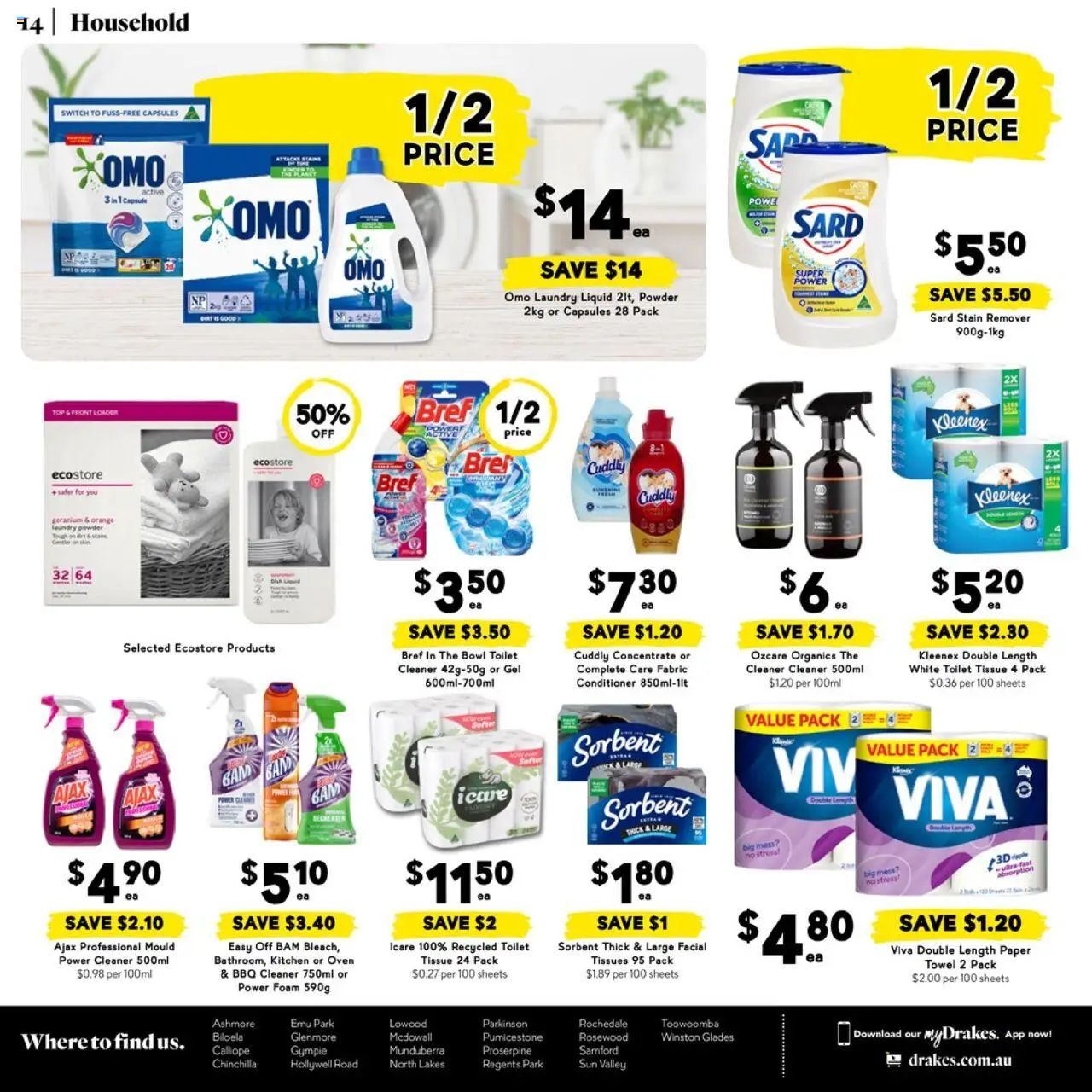 Drakes catalogue - valid from 11.06.2025 | Page: 14 | Products: Household, Cleaner, Conditioner, Laundry