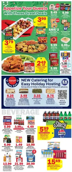 Preview of Schnucks weekly ads valid from 10.12.2025 | Page: 3 | Products: Ham, Wine, Water, Lemon
