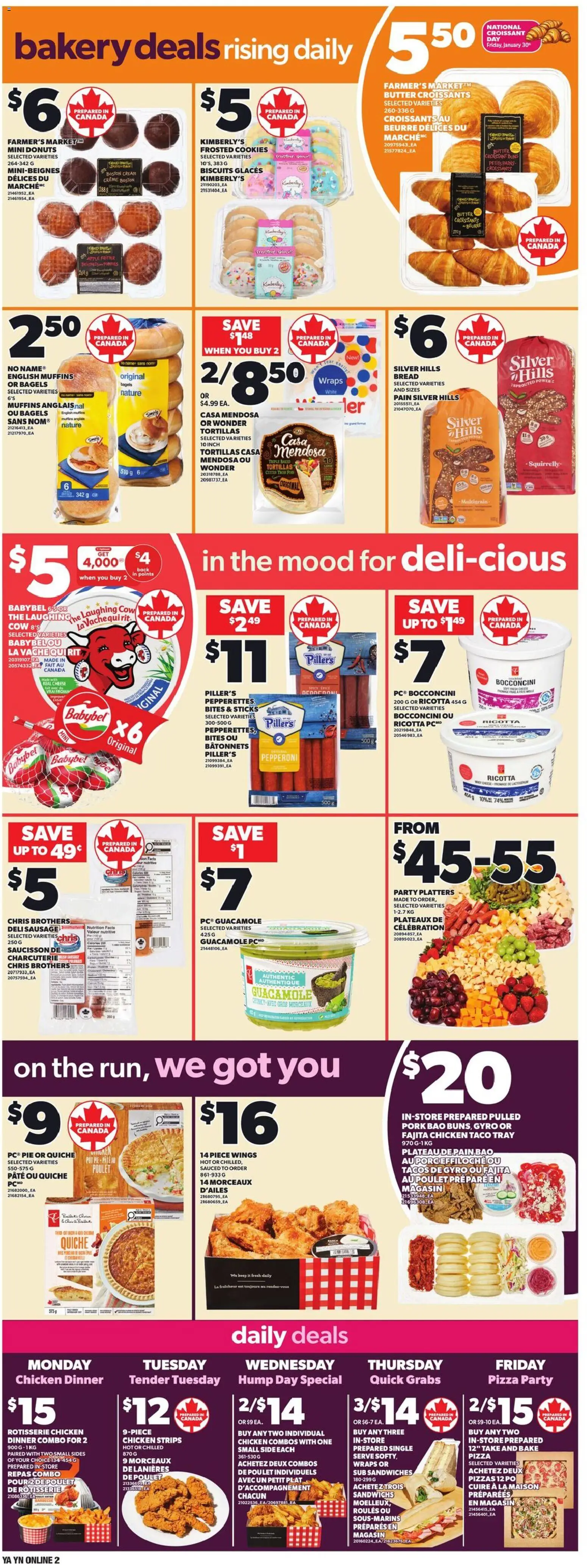 Independent Grocer flyer valid from 29.01.2026 | Page: 4 | Products: Cream, Bread, Pizza, Chicken