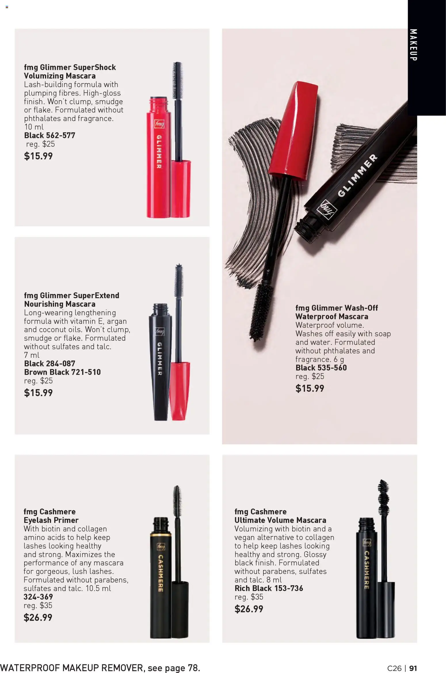 Avon flyer valid from 18.12.2025 | Page: 91 | Products: Mascara, Soap