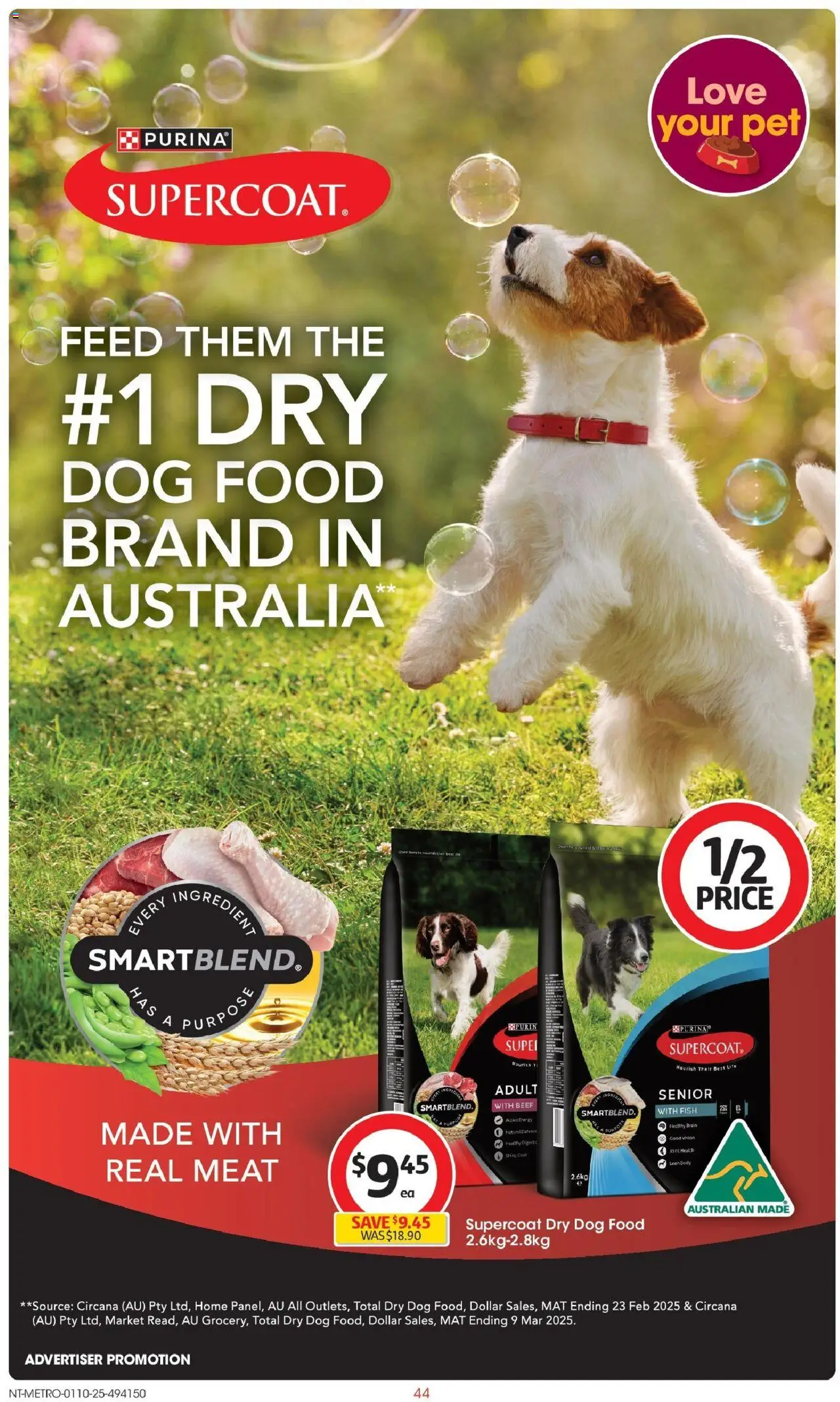 Coles catalogue - valid from 01.10.2025 | Page: 44 | Products: Fish, Beef, Meat, Dog food