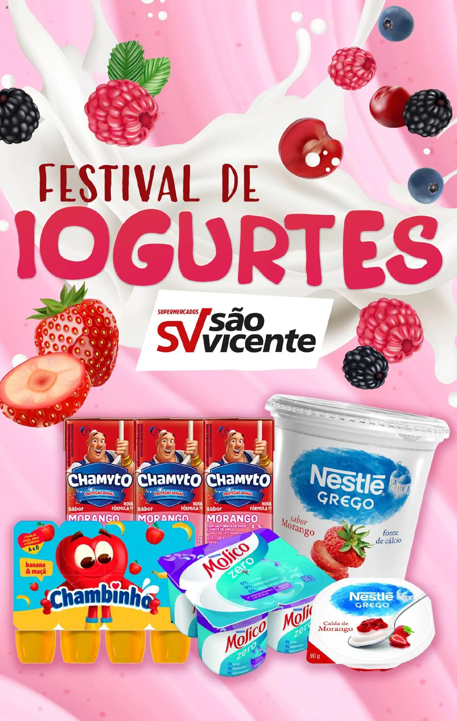Supermercados São Vicente Folheto - válido de 12.11.2025 | Página: 1 | Produtos: Cálcio