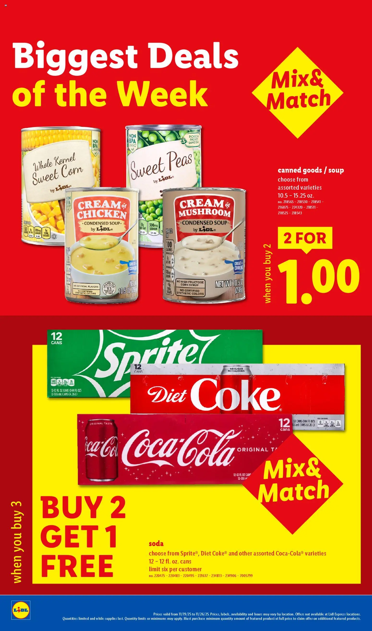 Lidl Early Black Friday - valid from 19.11.2025 | Page: 4 | Products: Corn, Cream