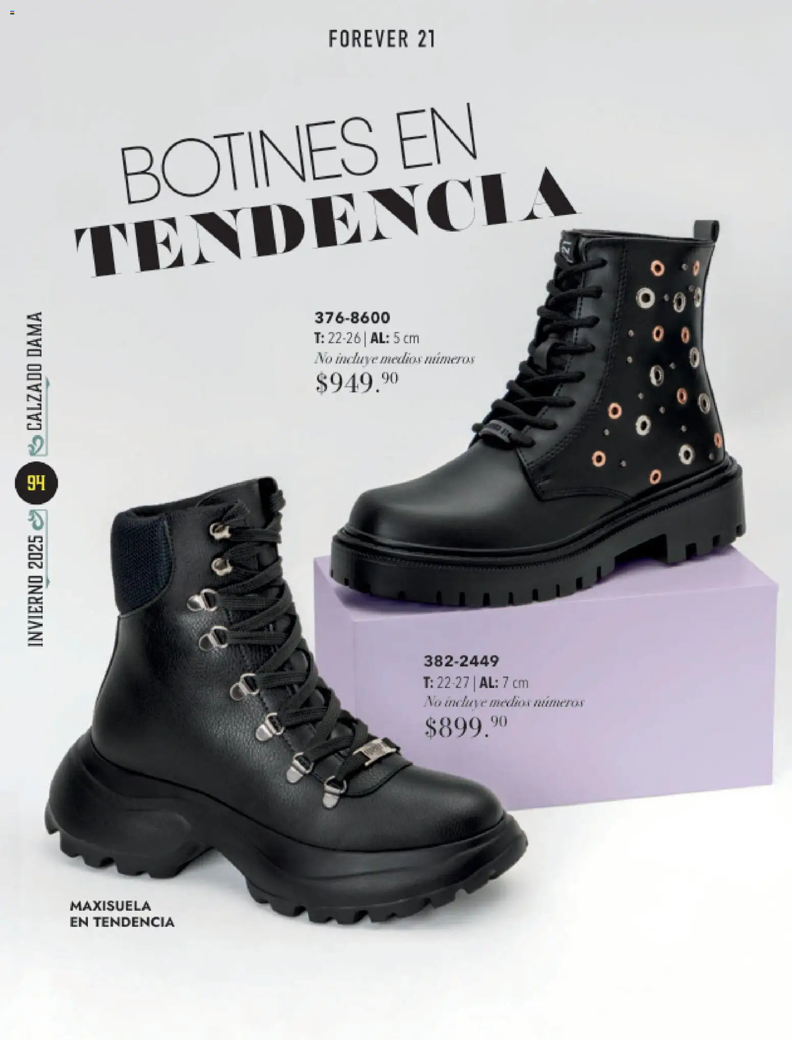 Nuevas ofertas de Andrea válidas en toda la República Mexicana desde el 26.11.2025. ¡Encuentra las mejores ofertas en Andrea catálogo Invierno! | Página: 94 | Productos: Botines