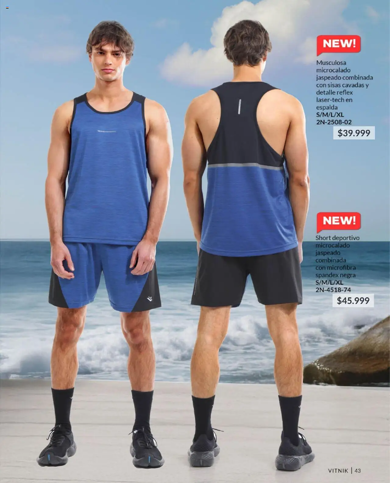 Vitnik - Catálogo Hombre │ válido desde el 07.10.2025 | Página: 43 | Productos: Short, Musculosa