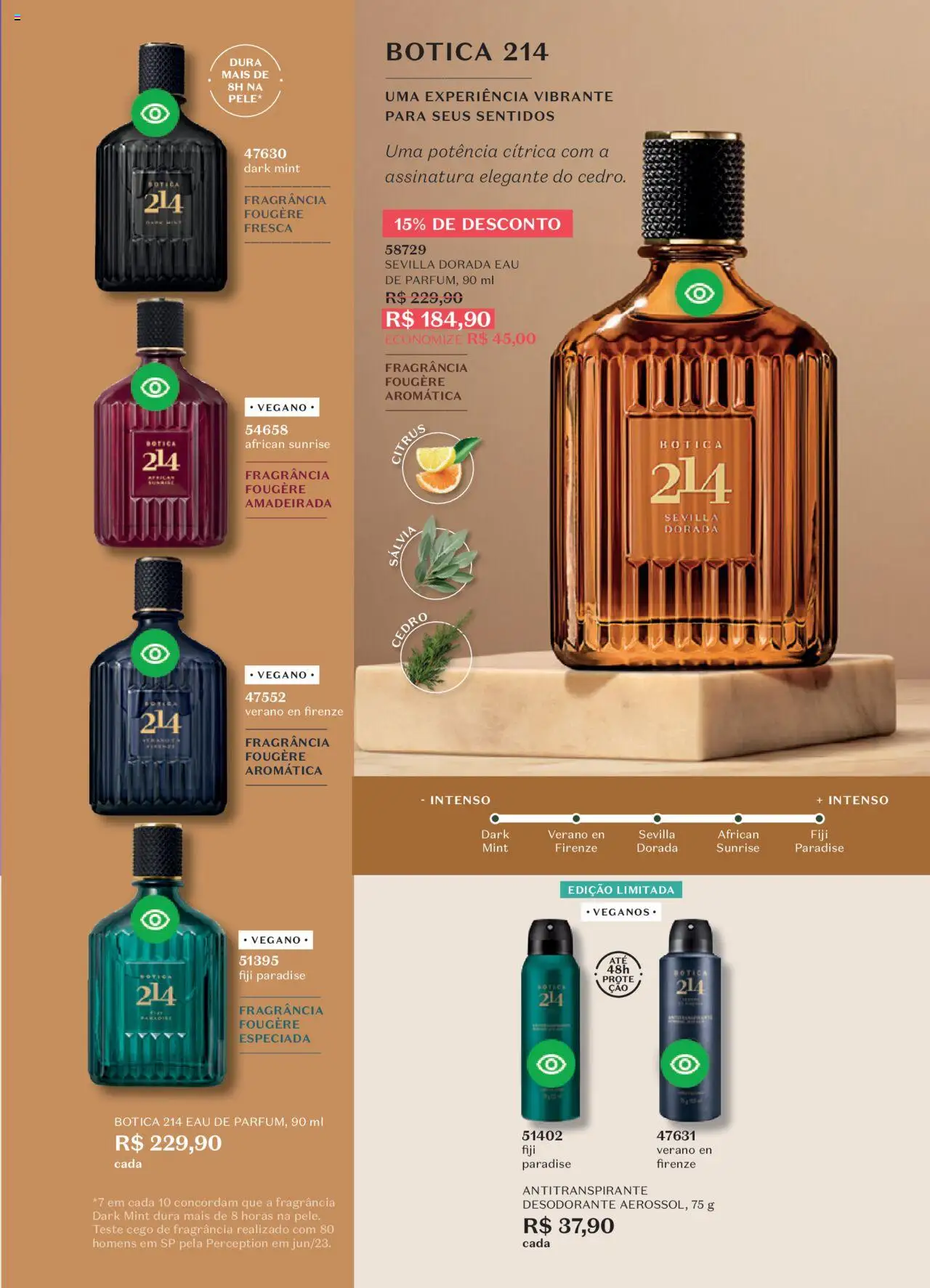 O Boticário Folheto - válido de 22.09.2025 | Página: 104 | Produtos: Fragrância, Desodorante