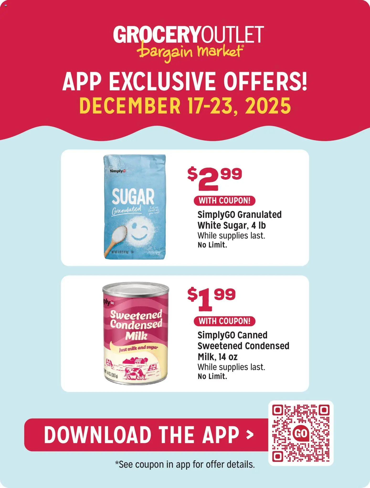Grocery Outlet Weekly Ad - OH - valid from 17.12.2025 | Page: 6 | Products: Milk, Sugar
