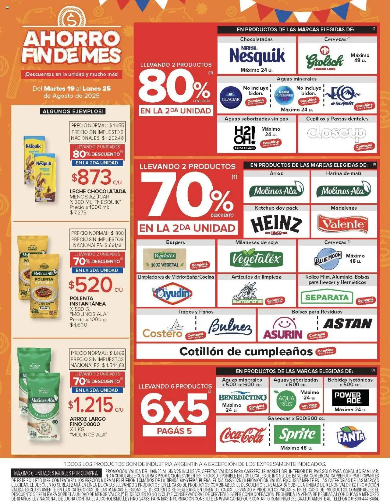 Carrefour ofertas - Catamarca │ válido desde el 19.08.2025 | Página: 42 | Productos: Maiz, Polenta, Freezer, Arroz