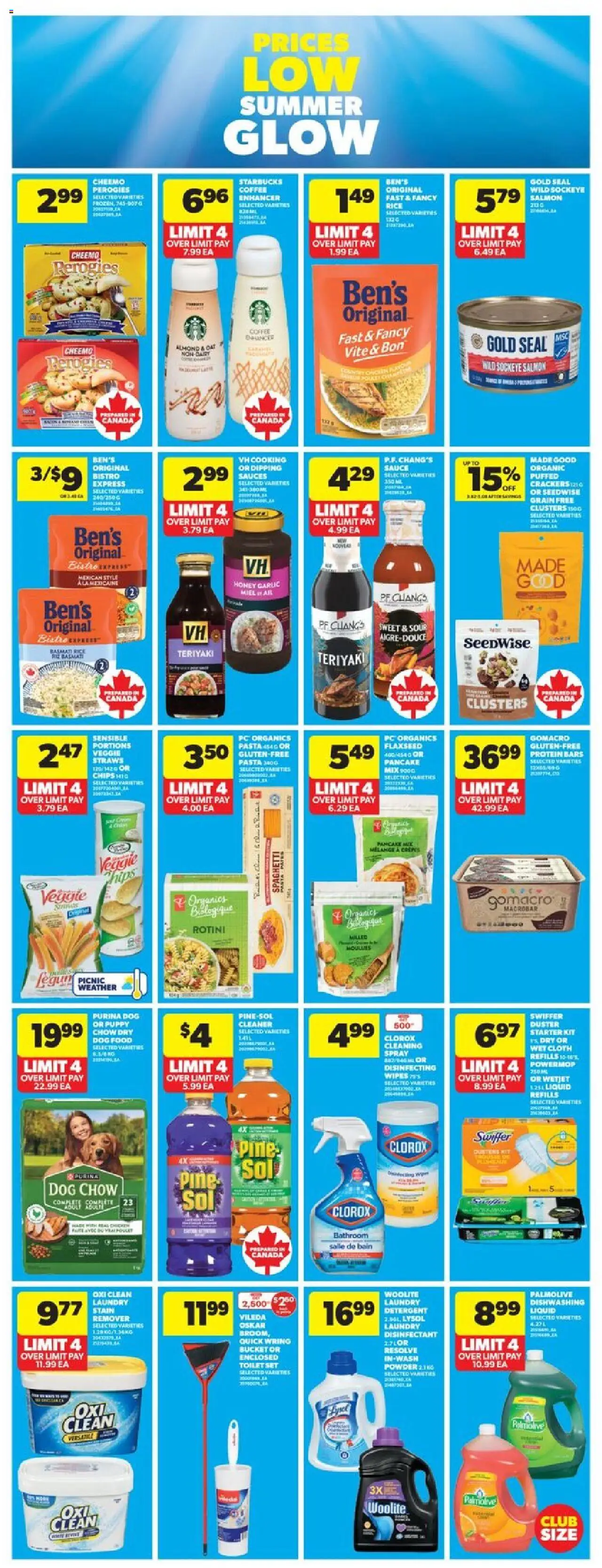 Real Canadian Superstore flyer valid from 31.07.2025 | Page: 16 | Products: Rice, Pasta, Chips, Coffee