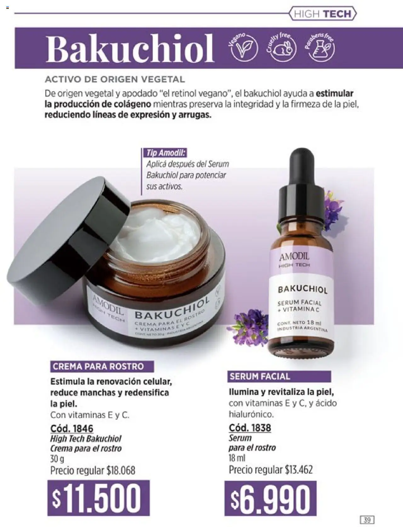 Catálogo Amodil Campaña 17/2025 │ válido desde el 14.10.2025 | Página: 39 | Productos: Vitaminas, Serum, Crema