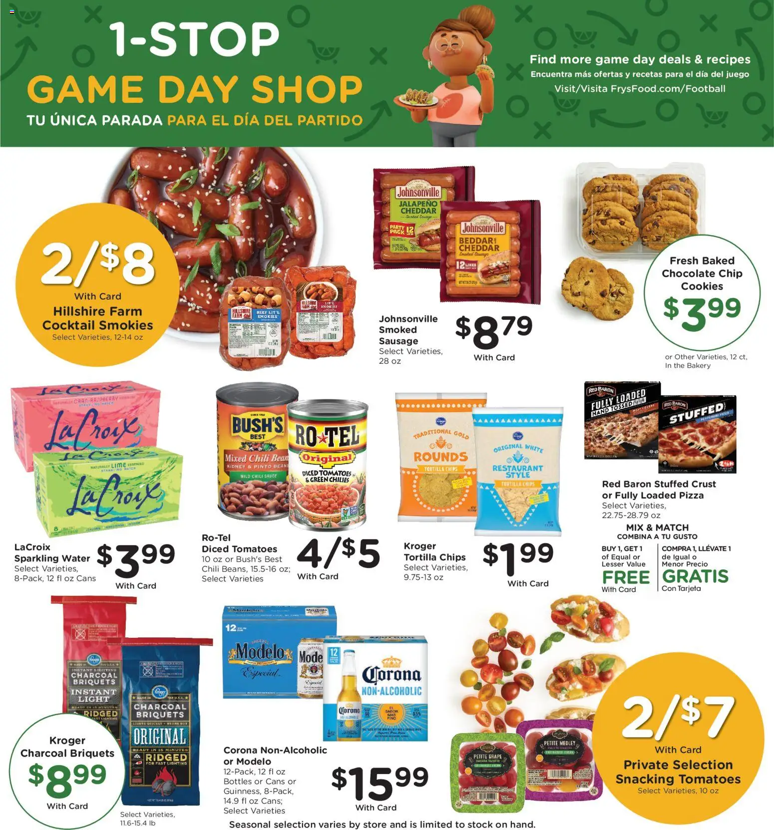 Fry's Food Weekly Ad - valid from 07.01.2026 | Page: 6 | Products: Beef, Chips, Lime, Game