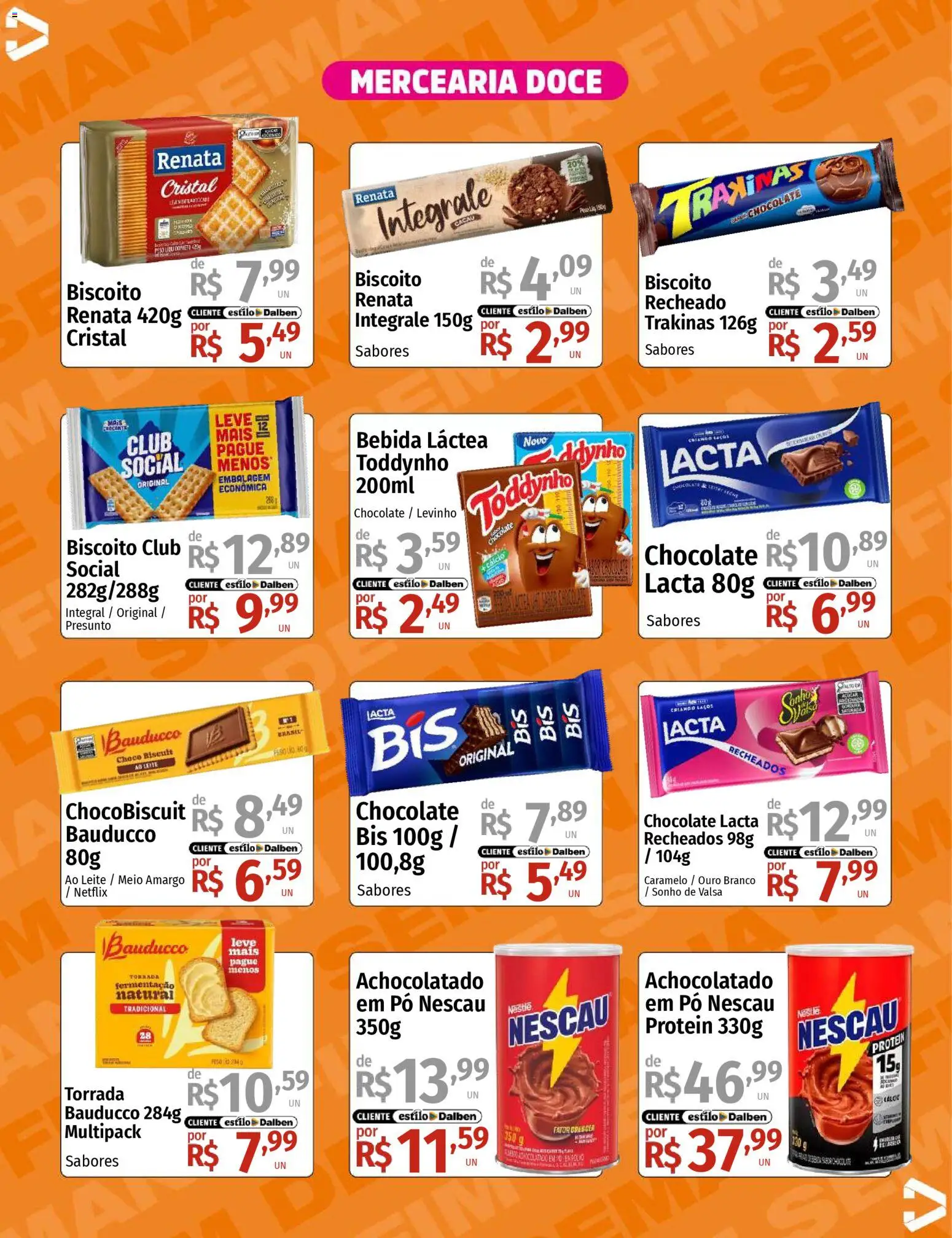 Supermercado Dalben Folheto - válido de 27.02.2026 | Página: 6 | Produtos: Pó, Achocolatado, Leite, Presunto