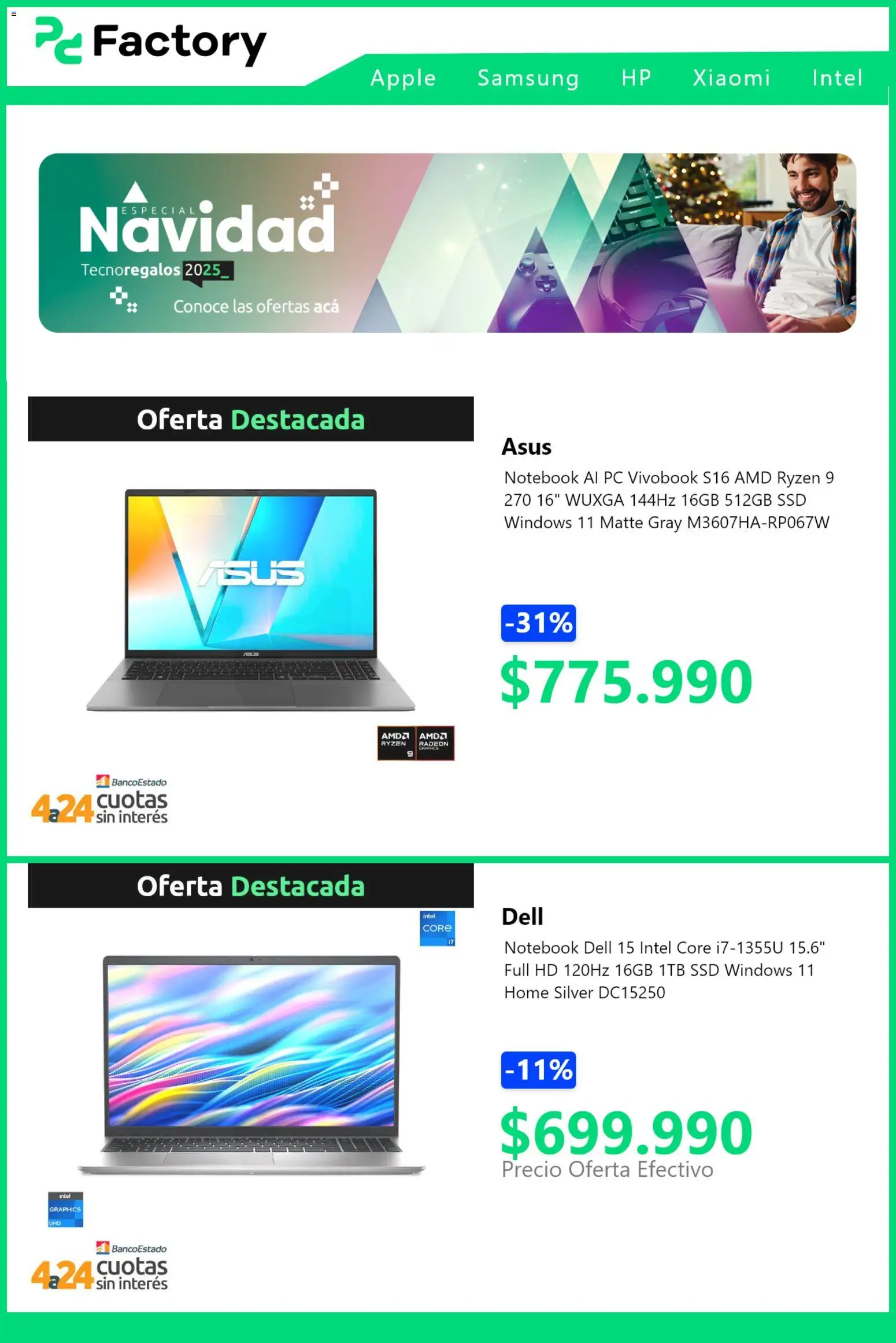 PC Factory ofertas  │ válido desde el 02.12.2025 | Página: 4