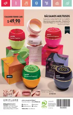 Nuevas ofertas de Oriflame válidas en toda la República Mexicana desde el 23.08.2025. ¡Encuentra las mejores ofertas en Oriflame - Campaña 12 2025! | Página: 132 | Productos: Sandía, Bálsamo, Cera, Conjunto